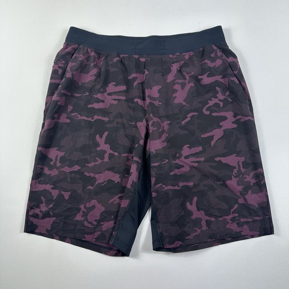 Lululemon T.H.E Short Camouflage Mens XL Active Gym Training Yoga‎ LM7AATS - Picture 1 of 6